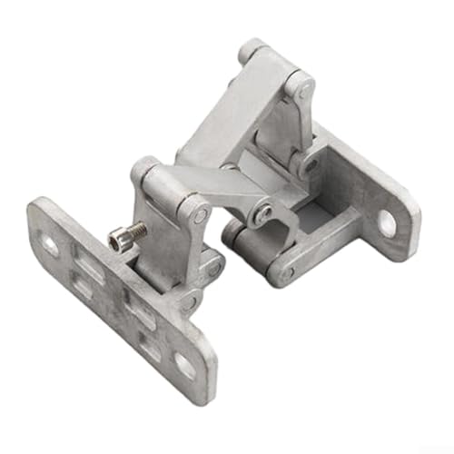 Türscharnier aus 304 Edelstahl, 180 °, strapazierfähig, unsichtbar, mit verstellbarer Abdeckung, Traglast 100–400 kg, langlebig, verdeckte Hardware für Stein, Feuer, Rohrschacht (mittel) von babominimer