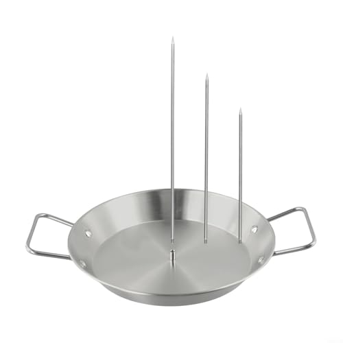 Vertikaler Grillspieß aus Edelstahl für Huhn und Shawarma auf dem Grill Vertikaler Grillspieß aus Edelstahl für Huhn und Shawarma auf dem Grill von babominimer