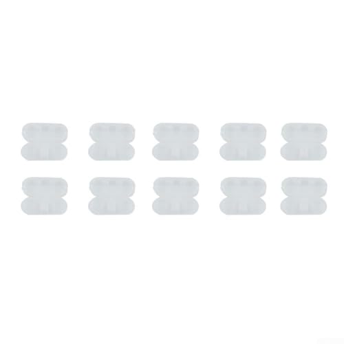 babominimer 10er-Pack weiße Kunststoff-Rolloverbinder, Kabelverbinder, Ersatzteile für vertikale Jalousien und Raffrollos, Reparaturzubehör von babominimer
