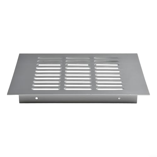babominimer 150 mm rechteckige Lüftungsgitterabdeckung aus Aluminium für Kleiderschrank, Schrank und Tür, widerstandsfähige, wasserdichte Aluminium-Legierung für Zuhause (150 x 200 mm) von babominimer
