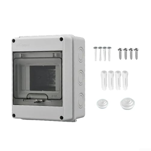 babominimer 152 x 110 x 93 mm HT-Serie IP65 wasserdichter Verteilerkasten Elektrogehäuse Outdoor Zählerbox ABS-Kunststoff weiß von babominimer