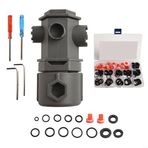 babominimer 16-in-1-Wasserhahn-Reparaturwerkzeug-Set, passend für verschiedene Waschbeckenarmatur-Belüfter und Winkelventilkerne (B) von babominimer