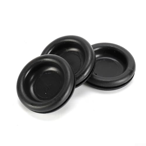 babominimer 200 Stück sortierte Größen Gummi-Blindtüllen Set mit offenen und geschlossenen Jalousien-Verdrahtungsstopfen in 7 gängigen Größen für Drahtschutz, Blech, Firewall, Rohr, von babominimer