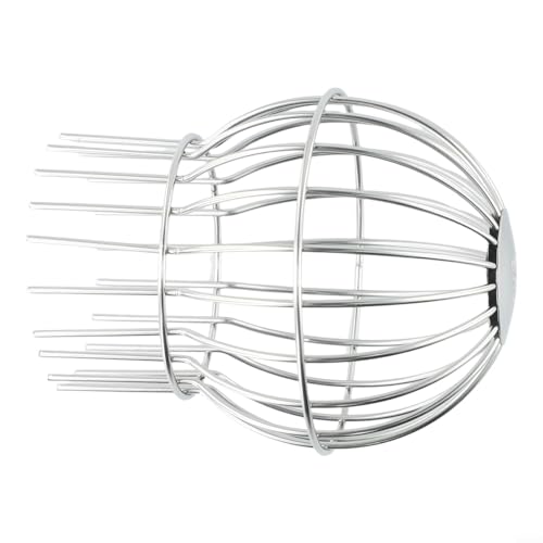 babominimer 304 Edelstahl-Dachablaufgitterabdeckung, Anti-blockierender Dachrinnenschutz für Blätter, Moos und Schmutz durch verstopfende Entwässerungsrohre, einfaches Werkzeug (160 mm) von babominimer