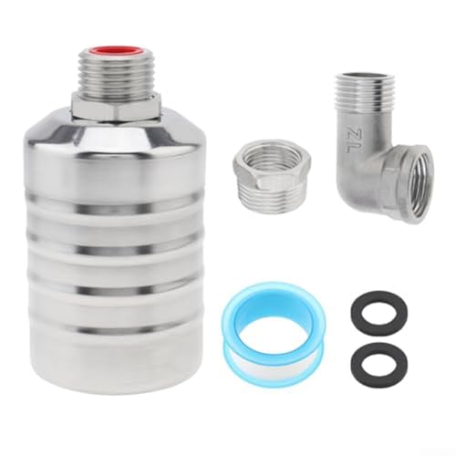 babominimer 304 Edelstahl-Schwimmerventil, automatische Wasserstandskontrolle für Wassertanks Pools Fischtanks Temperaturbereich -20 °C bis 100 °C Druck 0,2–10 kg mit O-Ringen babominimer 304 Edelstahl-Schwimmerventil, automatische Wasserstandskontrolle für Wassertanks Pools Fischtanks Temperaturbereich -20 °C bis 100 °C Druck 0,2–10 kg mit O-Ringen von babominimer