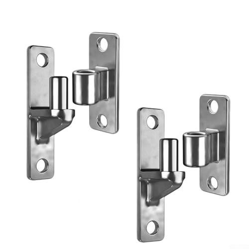 babominimer 304 Edelstahl-Torscharniere, strapazierfähig, weibliche und männliche Türscharniere, 272 kg Tragkraft, rostbeständig, für Zaun, Bauernhof, Scheune, Gartentore (2 Stück) von babominimer