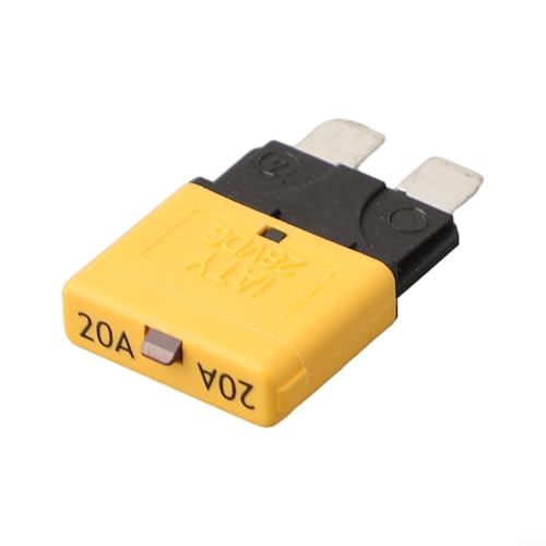 babominimer ATC-Flachsicherungsschutzschalter, 12 V, 24 V, zurücksetzbar, automatisches manuelles Zurücksetzen, 5–30 A, Überlastschutz, Standardgröße (20 A) von babominimer