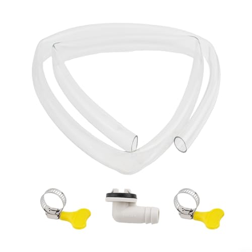 babominimer Ablaufschlauch-Set für Klimaanlagen, mit 15-mm-Anschluss und Klemmen, verdicktes ABS-AC-Abflussrohr für geteilte oder Flügeleinheiten, auslaufsicherer Ersatz für den Außenbereich (91 cm) babominimer Ablaufschlauch-Set für Klimaanlagen, mit 15-mm-Anschluss und Klemmen, verdicktes ABS-AC-Abflussrohr für geteilte oder Flügeleinheiten, auslaufsicherer Ersatz für den Außenbereich (91 cm) von babominimer