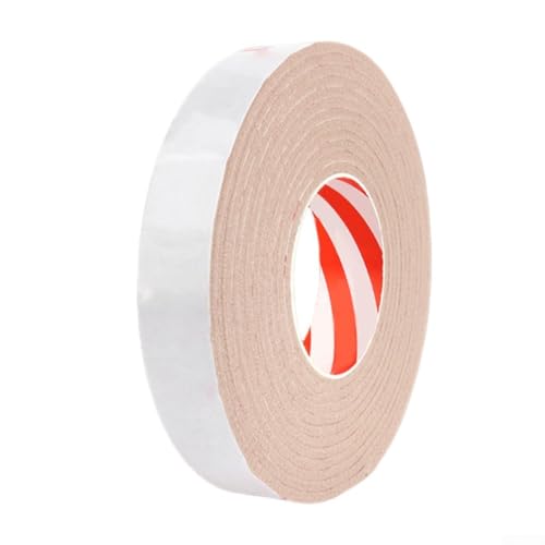 babominimer Anti-Kondensationsstreifen, 5 m, brauner Filz-Feuchtigkeitsabsorber mit starker, selbstklebender Rückseite, zuschneidbar, Wetterabisolierung zur Vermeidung von Frost, Tau und (4 x 500 cm) von babominimer