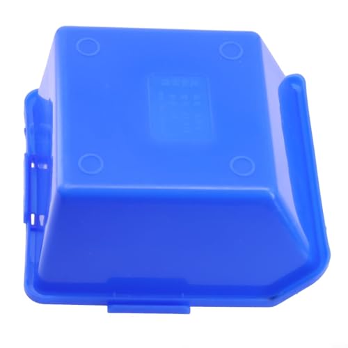 babominimer Aufbewahrungsbox für Kunststoffteile, Studio-Komponenten, Hardware, Schraub-Aufbewahrungsbox, spritzgegossenes Polyethylen, stapelbares Design (mittelblau) von babominimer