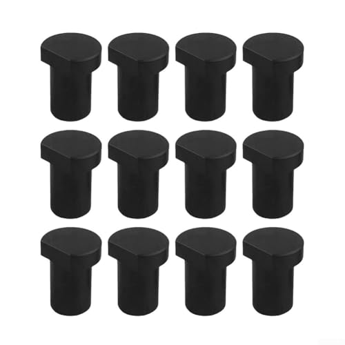 babominimer Bankklemmbacken aus Aluminiumlegierung, flache Klemmen, Werkbank-Stopper, 19/20 mm, Hundelöcher, Holzbearbeitungstisch, Begrenzungszapfen, rutschfester Sicherheitsgriff, Werkstattzubehör von babominimer