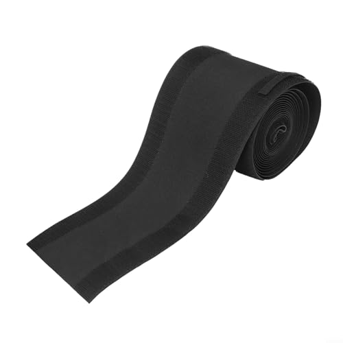 babominimer Bodenkabelabdeckung, 3 m, schwarzer Polyester-Draht, Concealer für Teppich und Boden, Kabelmanagement-System zum Verstecken und Organisieren von Kabeln, verhindert Stolpern (Typ B) von babominimer