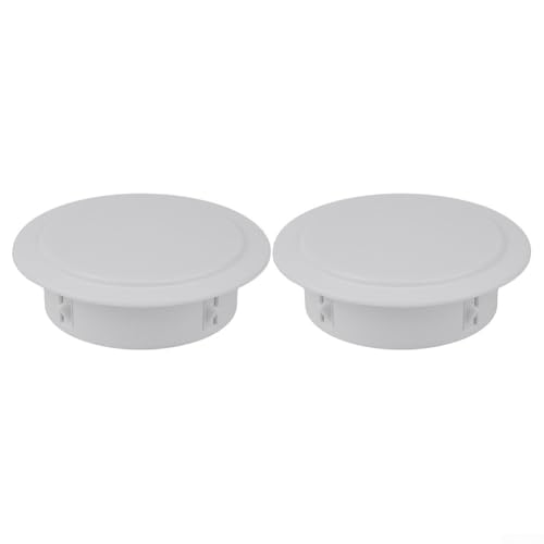 babominimer Dekorative Wandlochabdeckung für Klimaanlagen, 100 mm, weiße PP-Schutzverkleidung, abnehmbares Design für saubere Verarbeitung und verbesserte Luftzirkulation, 2 Stück babominimer Dekorative Wandlochabdeckung für Klimaanlagen, 100 mm, weiße PP-Schutzverkleidung, abnehmbares Design für saubere Verarbeitung und verbesserte Luftzirkulation, 2 Stück von babominimer