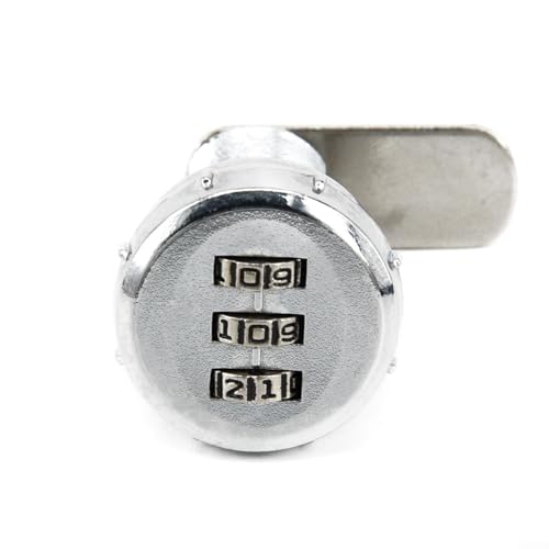 babominimer Digitales Zahlenschloss, 20/25/30 mm, Zinklegierung, schlüssellose Sicherheit für Briefkasten, Schrank, Schublade, Schulspind, Kleiderschrank, Werkzeugkasten mit 3-stelligem Code und von babominimer