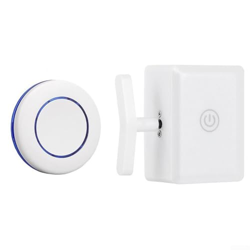 babominimer Drahtloser Lichtschalter-Roboter, intelligenter Knopfschieber für Heimbeleuchtung, 30 m Reichweite, einfache Installation, keine Verkabelung erforderlich, ABS-Material von babominimer