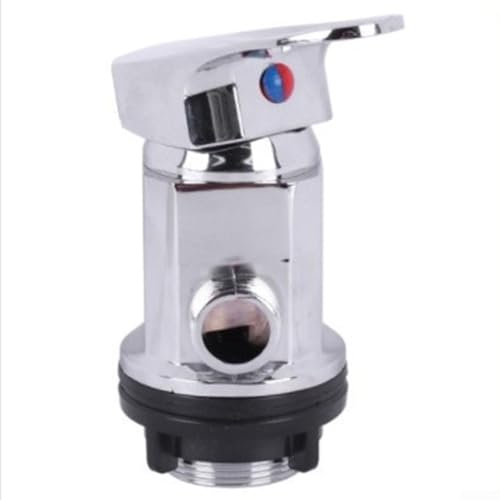 babominimer Duscharmatur für Wohnmobil und Wohnwagen, G1/2, mit 80 cm Einlass- und Auslassschläuchen, langlebige Zinklegierung, Edelstahl, passend für Wohnmobile, Badezimmer, Sanitärarmaturen (schwarz von babominimer