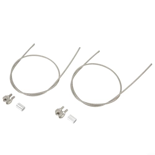 babominimer Edelstahl Drahtseil mit Balkonhaken für Solarpanel Montage Heavy Duty 60cm Kabel mit Zubehör zur sicheren Befestigung von Solar Balkonkraftwerk babominimer Edelstahl Drahtseil mit Balkonhaken für Solarpanel Montage Heavy Duty 60cm Kabel mit Zubehör zur sicheren Befestigung von Solar Balkonkraftwerk von babominimer