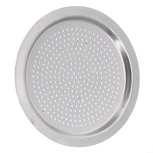 babominimer Ersatz-Mokkakannen-Dichtung und Filter-Set, 2/3/6/9/12 Tassen, Gummidichtungsringe mit Aluminium-Filternetz, Teile kompatibel mit Espressokocher für Herdplatte (6 Tassen) von babominimer
