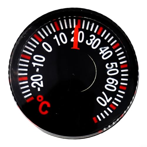 babominimer Flügelthermometer für den Innen- und Außenbereich, mit wasserdichtem Kunststoff-Skala-Zifferblatt für genaue Temperaturmessung, wandmontiertes Design für Garten, Gewächshaus, von babominimer