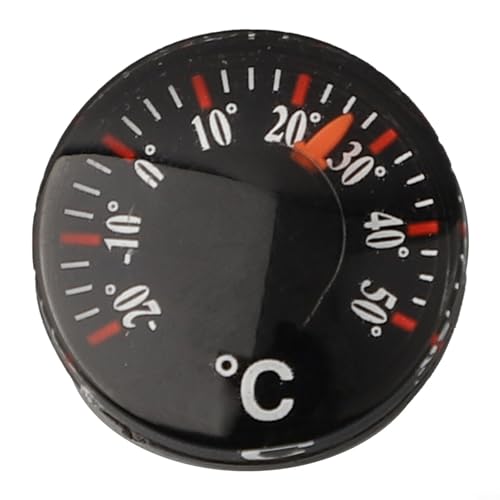 babominimer Flügelthermometer für den Innen- und Außenbereich, mit wasserdichtem Kunststoff-Skala-Zifferblatt für genaue Temperaturmessung, wandmontiertes Design für Garten, Gewächshaus (20 mm) von babominimer