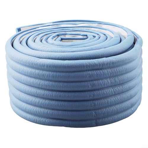 babominimer Frostschutzstreifen für den Außenbereich, 2 m x 8 cm, Thermoschaum-Isolierband für Winterschutz, Geräuschreduzierung und vielseitige Verwendung auf Sanitär, Luft (blau) von babominimer