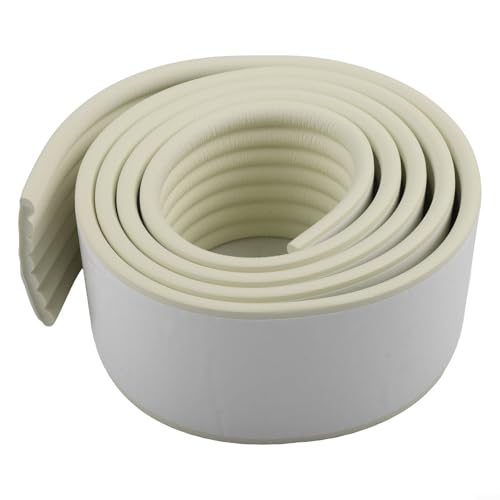 babominimer Frostschutzstreifen für den Außenbereich, 2 m x 8 cm, Thermoschaum-Isolierband für Winterschutz, Geräuschreduzierung und vielseitige Verwendung auf Sanitär, Luft (weiß) von babominimer