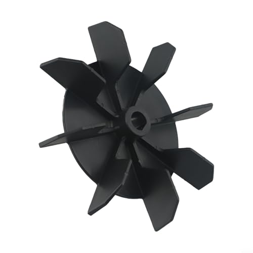 babominimer Für 3P-Lüfterblätter für Direktantriebskolben, Luftkompressorpumpe, Ersatzmotorkühlung, 150 mm Außendurchmesser, 14 mm Innendurchmesser, schwarzer Kunststoff, Wärmeableitung von babominimer