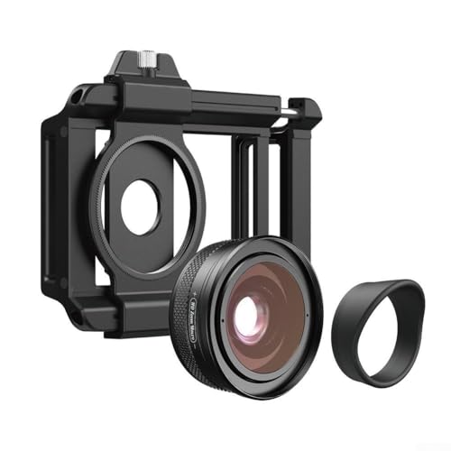 babominimer Für APL-ZM100 Makro-Aluminium-Legierung, Handyobjektiv 10-20X, F1.05, große Blende von babominimer