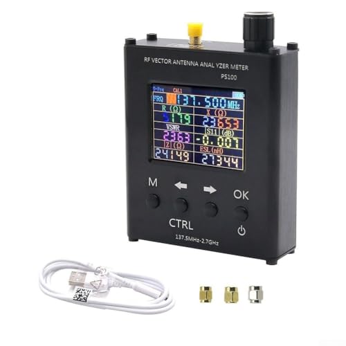 babominimer Für PS100 N1201SA RF Vector Impedance Analyzer SWR Meter 137,5 MHz - 2,7 GHz mit 6,1 cm TFT-Display und -K-Stecker babominimer Für PS100 N1201SA RF Vector Impedance Analyzer SWR Meter 137,5 MHz - 2,7 GHz mit 6,1 cm TFT-Display und -K-Stecker von babominimer