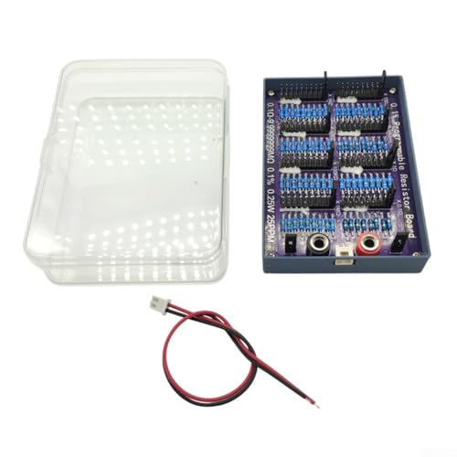 babominimer Für programmierbare Widerstandsplatine, 1/4 W, 0,1 %, 8-Segment für Kappe 0,1–9, 9999999 MΩ (0,1 Ω – 10 MΩ) von babominimer