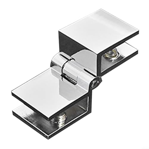 babominimer Glastürscharniere für Badezimmer, Dusche, 90 Grad, Zinklegierung, Klemmscharnier für 5–8 mm Glasscheiben, Ersatz-Hardware für Schrank- und Schranktüren, Wand zu Glas babominimer Glastürscharniere für Badezimmer, Dusche, 90 Grad, Zinklegierung, Klemmscharnier für 5–8 mm Glasscheiben, Ersatz-Hardware für Schrank- und Schranktüren, Wand zu Glas von babominimer
