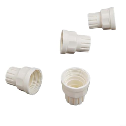 babominimer Handradschalter-Zubehör, weißer Kunststoff, M30 x 1,5 Gewindegriff, kompatibel mit automatischem Heizkörper-Temperaturregelventil und (kurz), 4 Stück von babominimer