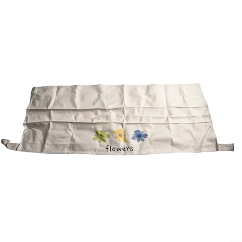 babominimer Heizkörper-Staubschutz aus Leinen für Haushalt, halbes Paket-Design, rauchhemmender Stoffschutz mit modernem minimalistischem Stil, einfach zu installierendes Klebeband (100 cm) von babominimer