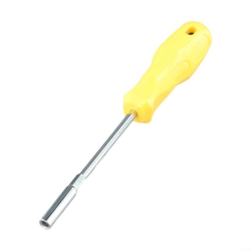 babominimer Innensechskant-Schraubendreher, 5,5 mm - 10 mm, magnetisches Sechskantmutter-Werkzeug, Chrom-Vanadium-Stahl-Handwerkzeug mit ergonomischem Anti-Rutsch-Griff für Haushaltsgeräte (5,5 mm) von babominimer
