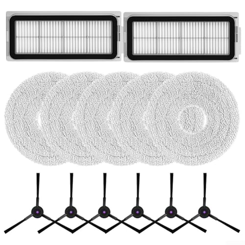 babominimer JONR Staubsauger-Ersatz-Set, Seitenbürsten, HEPA-Filter, Wischpads für P20 PRO T5 PRO Roboter-Reinigungszubehör-Set von babominimer