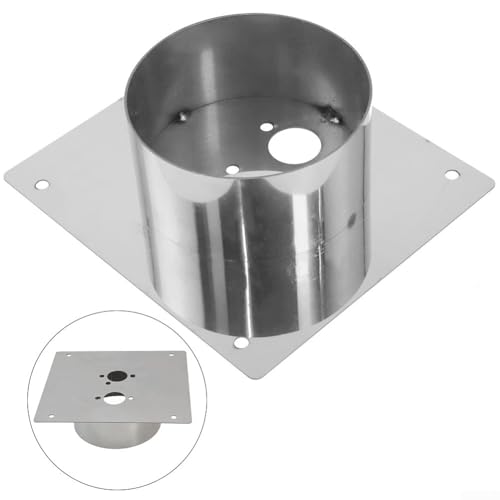 babominimer Kompaktes und dennoch stabiles 60 mm Edelstahl-Turbo-Montagesystem, maßgeschneidert für den effizienten Einsatz in und Heizeinheiten, Dieselheizung, Turmplatte von babominimer