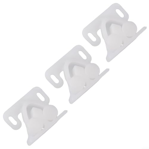 babominimer Kugelschnäpper für Türen, Schränke, Federrollen, 3 Stück, langlebig, ABS-Kunststoff, weiß, Türbeschläge für Schrank, Schublade, Kleiderschrank und Marine babominimer Kugelschnäpper für Türen, Schränke, Federrollen, 3 Stück, langlebig, ABS-Kunststoff, weiß, Türbeschläge für Schrank, Schublade, Kleiderschrank und Marine von babominimer