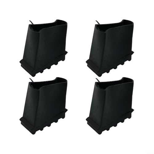 babominimer Leiterfüße Pads Set mit 4 rutschfesten Gummi-Leiterbeinabdeckungen für klappbare Teleskopheber und Fischgrätenleitern, langlebiger Bodenschutz und verbesserter babominimer Leiterfüße Pads Set mit 4 rutschfesten Gummi-Leiterbeinabdeckungen für klappbare Teleskopheber und Fischgrätenleitern, langlebiger Bodenschutz und verbesserter von babominimer