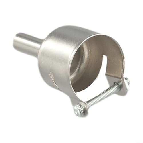 babominimer Lötstation Heißluftdüsenaufsatz, Edelstahl Verriegelungsdesign, kompatibel mit 850/852D Serie und Aoyue 906/968/850/6028 Modellen, (7 mm) von babominimer