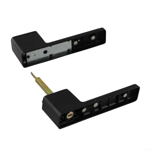 babominimer Magnetisches, leises Innentürschloss-Set, minimalistischer Türgriff aus Zinklegierung, Schlafzimmer-Türgriff mit integriertem Schlossmechanismus, sanftes leises Schließen für den von babominimer