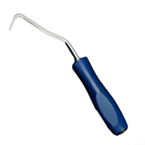 babominimer Manuelles Bindedraht-Twister-Werkzeug für Bewehrungs- und Betonbau, gehärteter Stahlhaken mit rutschfestem Griff, sicherer Griff, umgekehrtes Gewinde-Design für Metall (blau) von babominimer