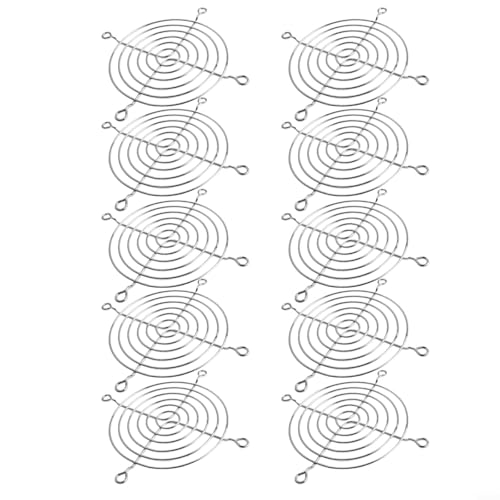 babominimer Metall-Lüftergitter-Abdeckung, 90 mm, IP40, Schutzgitter mit Filternetz für Gerätesicherheit und Staubschutz, Silberdrahtgeflecht, Auspuff von babominimer