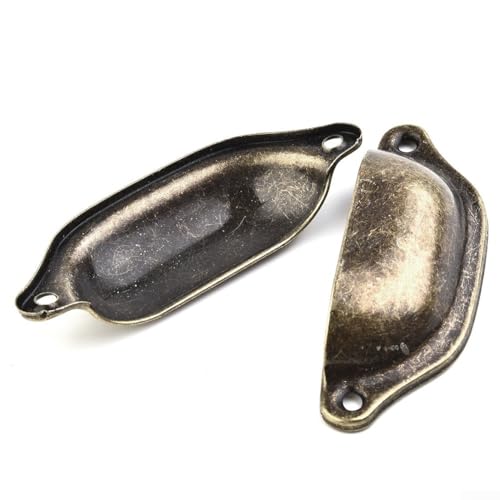 babominimer Möbelknäufe aus antikem Messing, 98 x 33 m, galvanisiert, mit Schrauben, für Küche, Kleiderschrank, Kommode, 10 Stück babominimer Möbelknäufe aus antikem Messing, 98 x 33 m, galvanisiert, mit Schrauben, für Küche, Kleiderschrank, Kommode, 10 Stück von babominimer