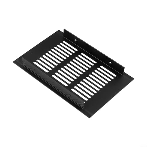 babominimer Rechteckige Lüftungsgitterabdeckung, aus Aluminium, korrosionsbeständig, wasserdicht, Lüftungsabdeckung für Kleiderschränke, Schuhschränke, Computerschränke und Badezimmer (100 x 150 mm) von babominimer