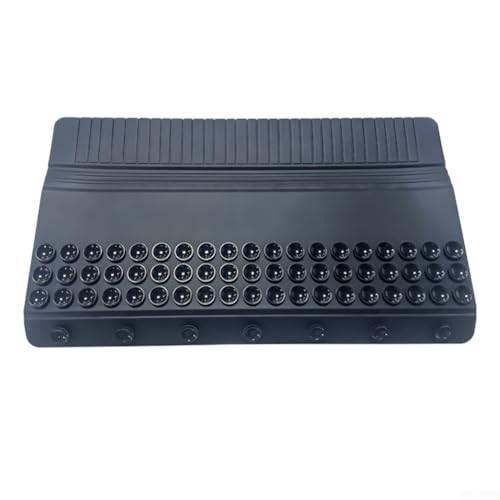 babominimer Silikon-Spritzschutz mit Saugnapf, flexibel, 50,8 x 10,2 cm, Wasserleitschutz für Küchenspüle, Rand und Arbeitsplatte, Wasser vor Spritzern während (schwarz) von babominimer