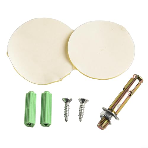 babominimer Starker magnetischer Wohnmobil-Türriegelhalter für Reiseanhänger und Wohnmobile, ABS-Material Türstopper mit sicherer Verriegelungsfunktion in kompakter Größe L, Weiß von babominimer