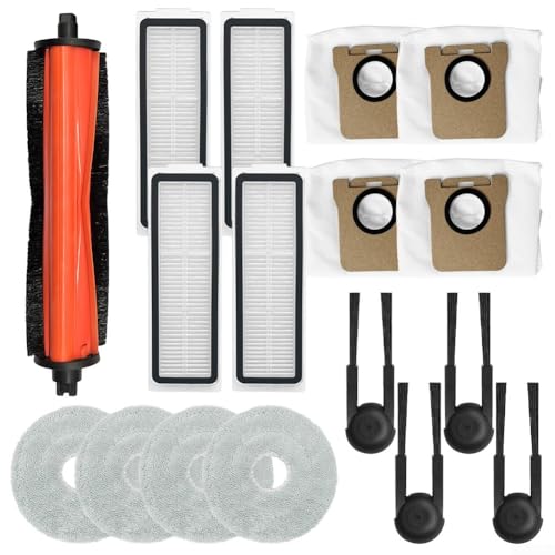 babominimer Staubsauger-Zubehör-Set, kompatibel mit M40S OV31CN inkl. Hauptbürste, Wischmopp, Tuch, Staubbeutel, Filter, Seitenbürste (A) von babominimer