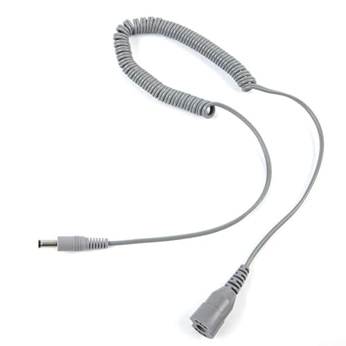 babominimer Stromkabel für elektrische Nagelbohrer, 30.000 U/min, Handstückkabel, Ersatz, 1,8 m, grauer PU-Ummantelung, 3,5 mm Durchmesser, 80 °C, hitzebeständig für Maniküre (DC) von babominimer