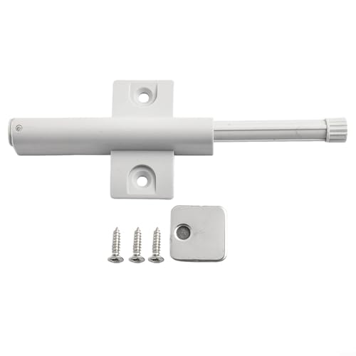 babominimer Türschnäpper zum Öffnen mit magnetischer Spitze, Touch-Entriegelung, federbelastetes ABS-Gehäuse, Hardware für Küchenschrank, Schublade, Kleiderschrank, Kommode (2#) von babominimer