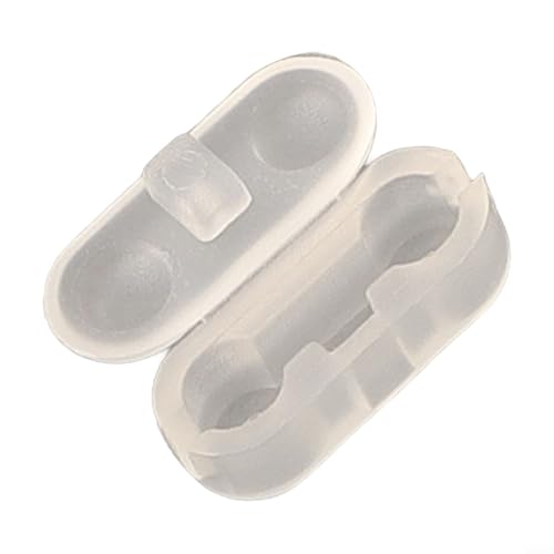 babominimer Verbindungsclips für Jalousien mit Zugschnur für Kunststoff-Kettenrolle, vertikaler Vorhang, weißer Kunststoff, 4,5 x 6 mm, kompatibel mit Standardgröße (10 Stück) von babominimer